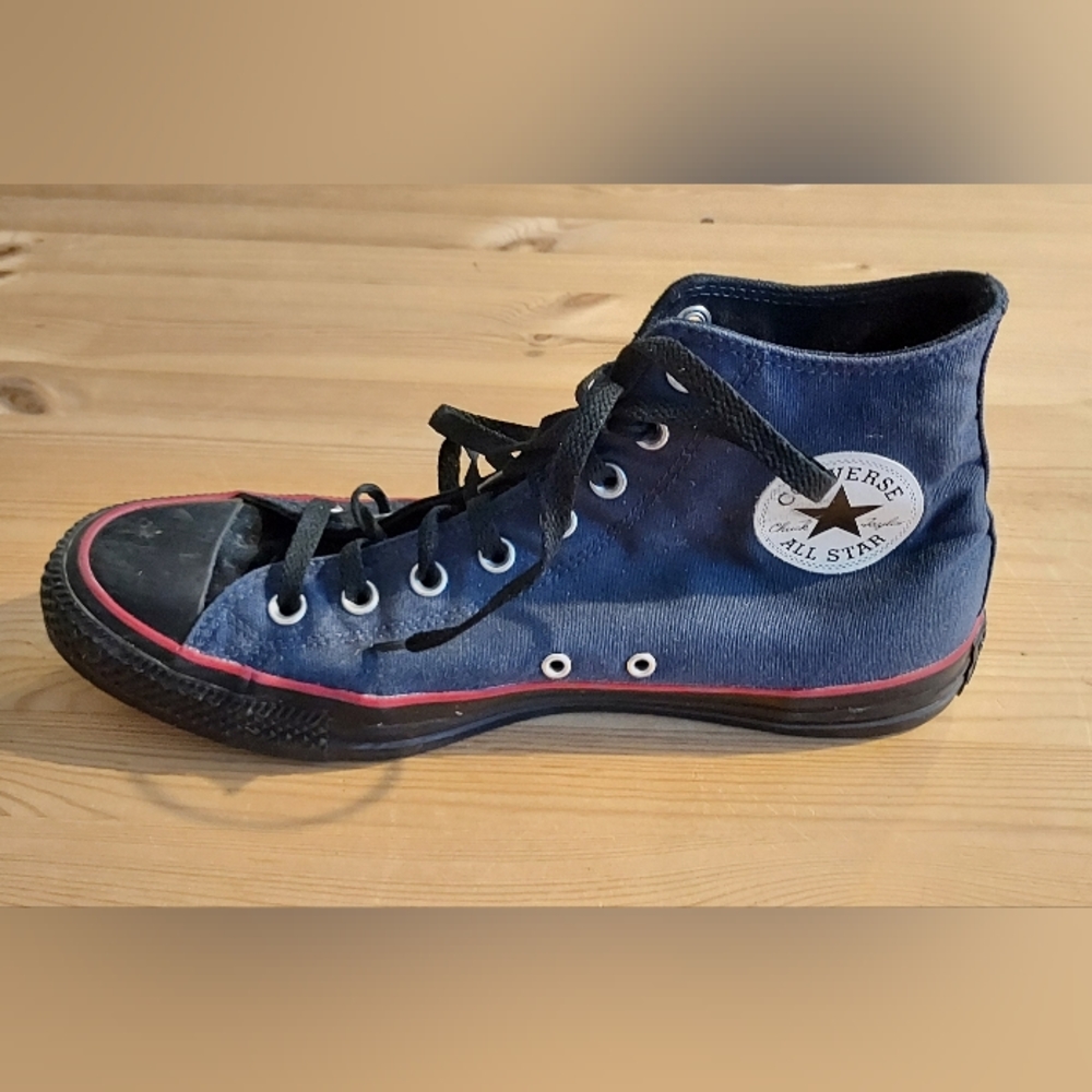 Men's Custom Chuck Taylor Blue/Black Size 11/45